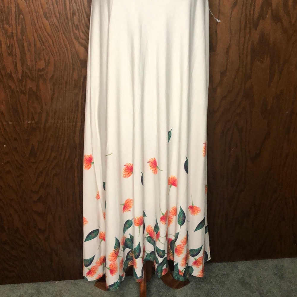 NWT LuLaRoe Dipped Floral Maxi Skirt